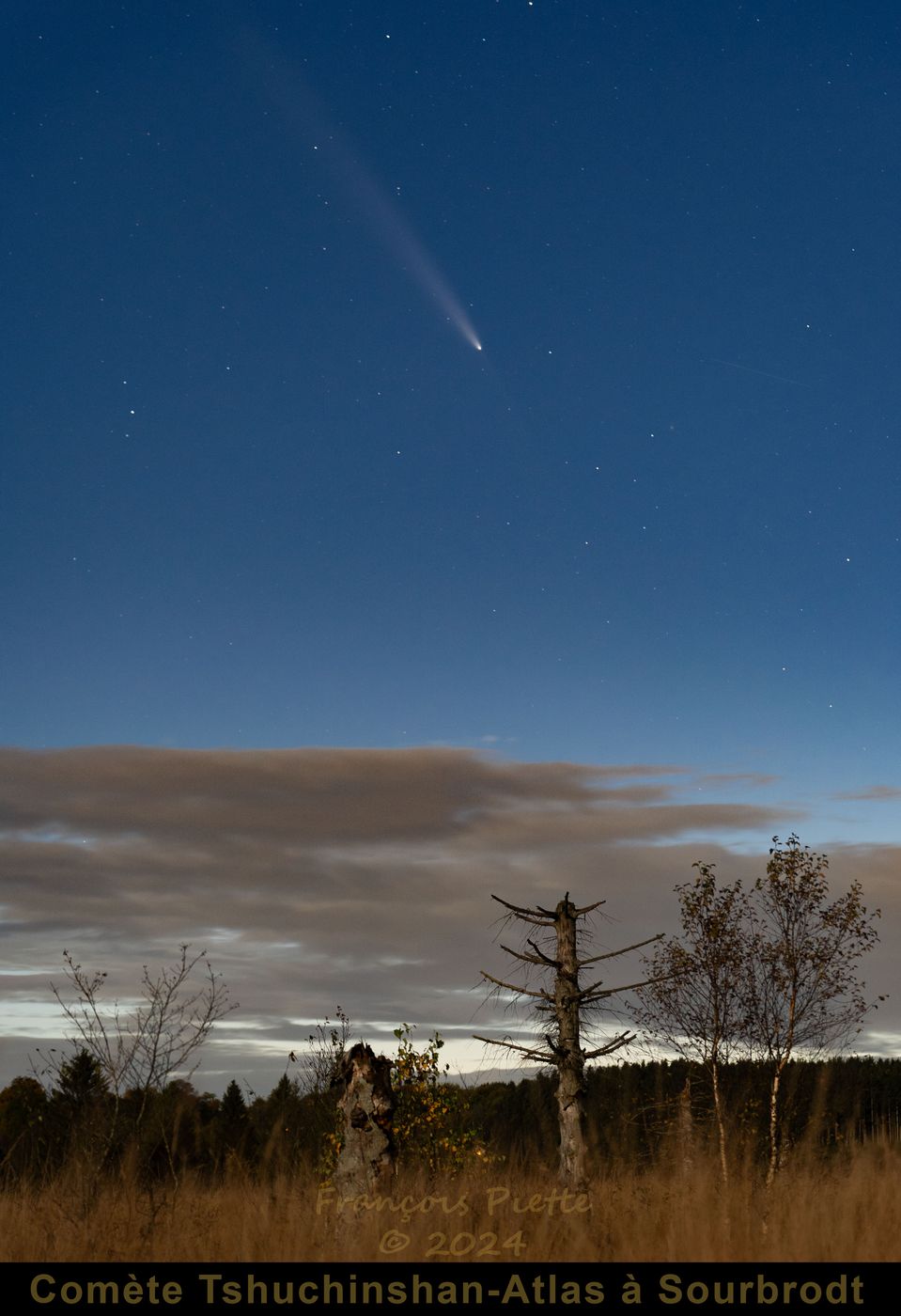 Comet Tsuchinshan-Altas, Belgium