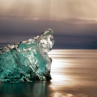 Diamond Beach Sunrise (Jokulsarlon Beach) Iceland, Iceland