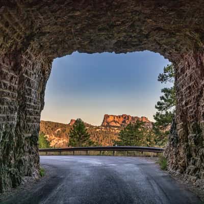 Doane Robinson Tunnel, Keystone, South Dakota, USA