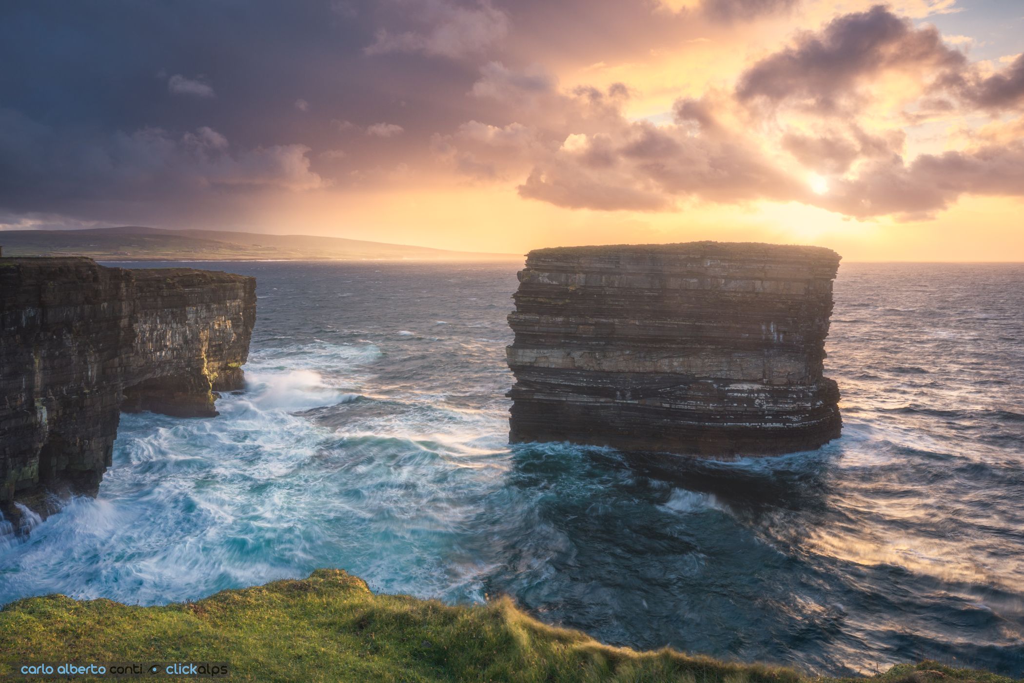 Downpatrick Head Ballycastle Ireland, Ireland