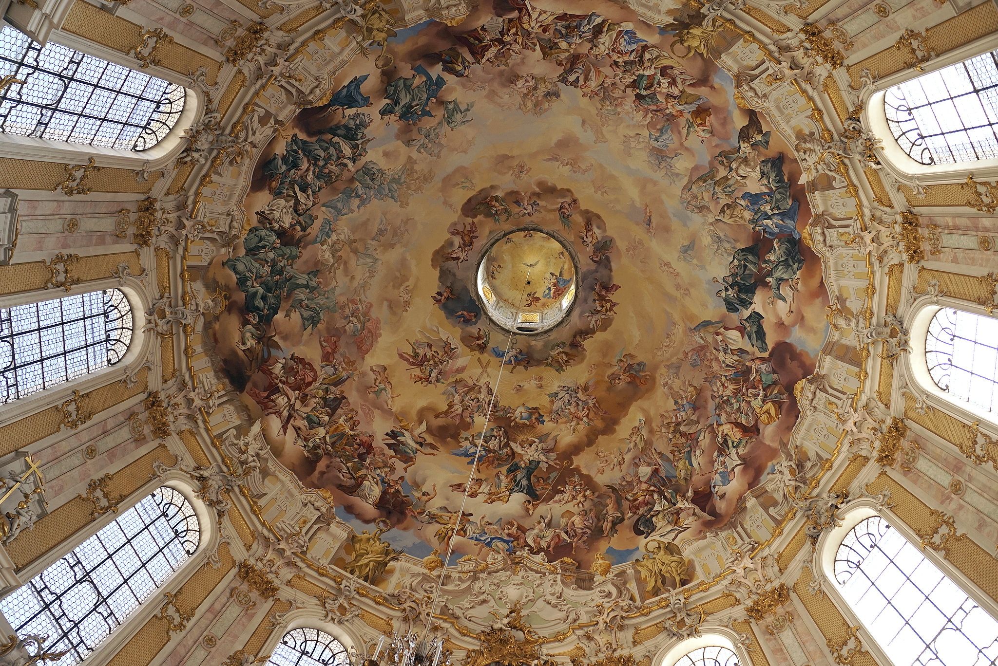 Ettal abbey interior, Germany