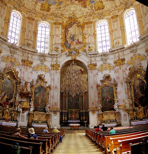 Ettal abbey interior