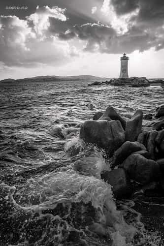 Faro di Punta Palau, Sardinia, Sardinien