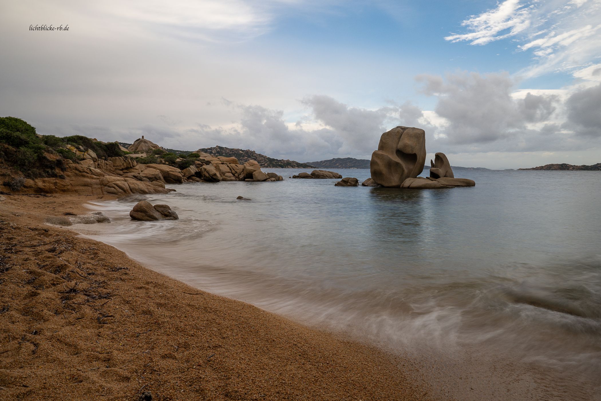 Faro di Punta Palau, Sardinia, Sardinien, Italy