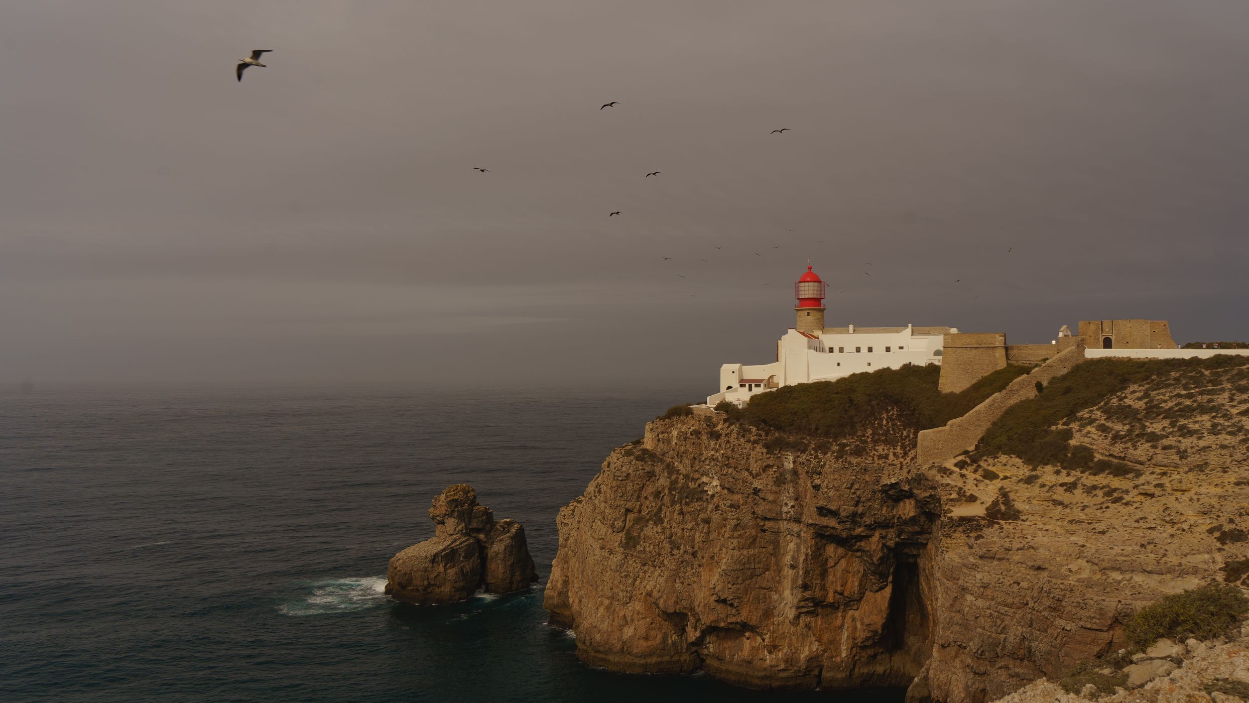 At the end of the world, Cabo de São Vicente, Algarve, Portugal