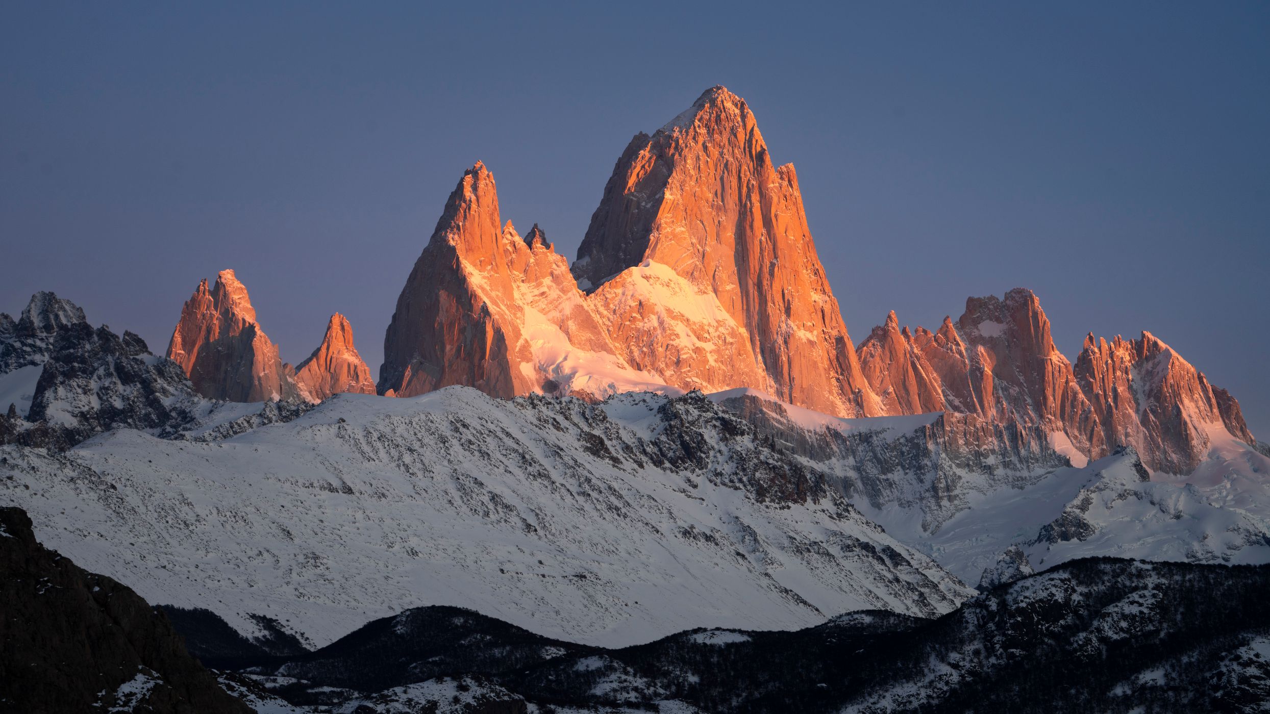 Fitz Roy from the road, Argentina