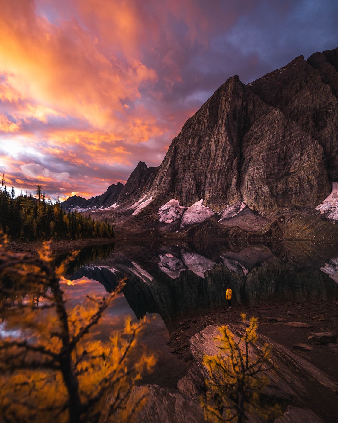 Floe Lake, First Lakeshore, Canada