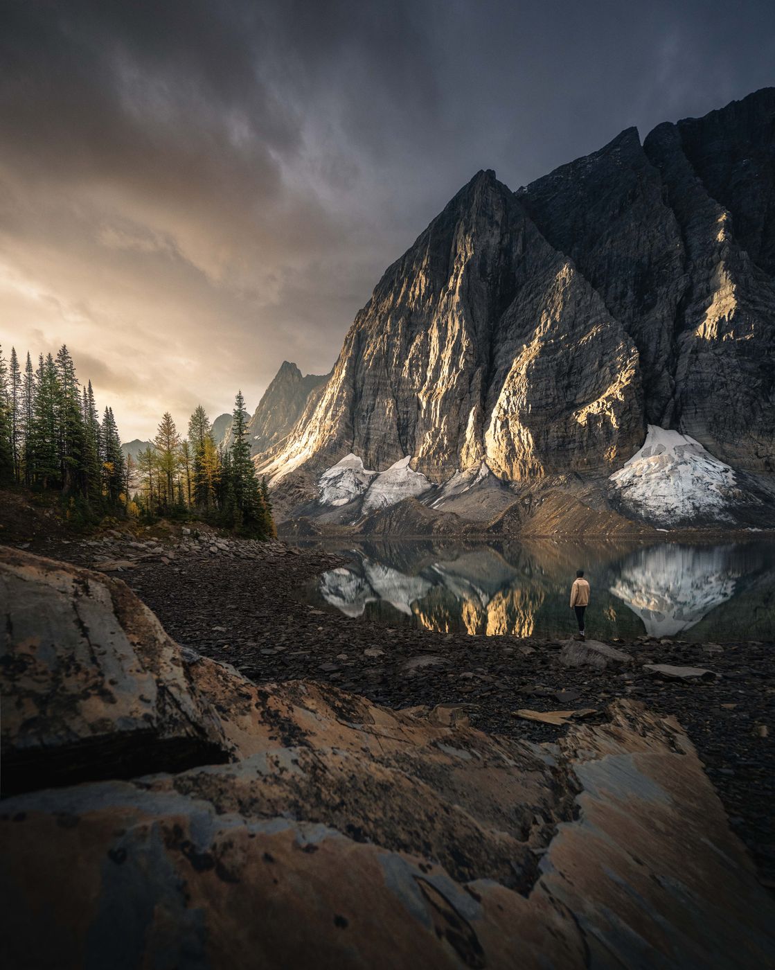 Floe Lake, Second Lakeshore Beach, Canada