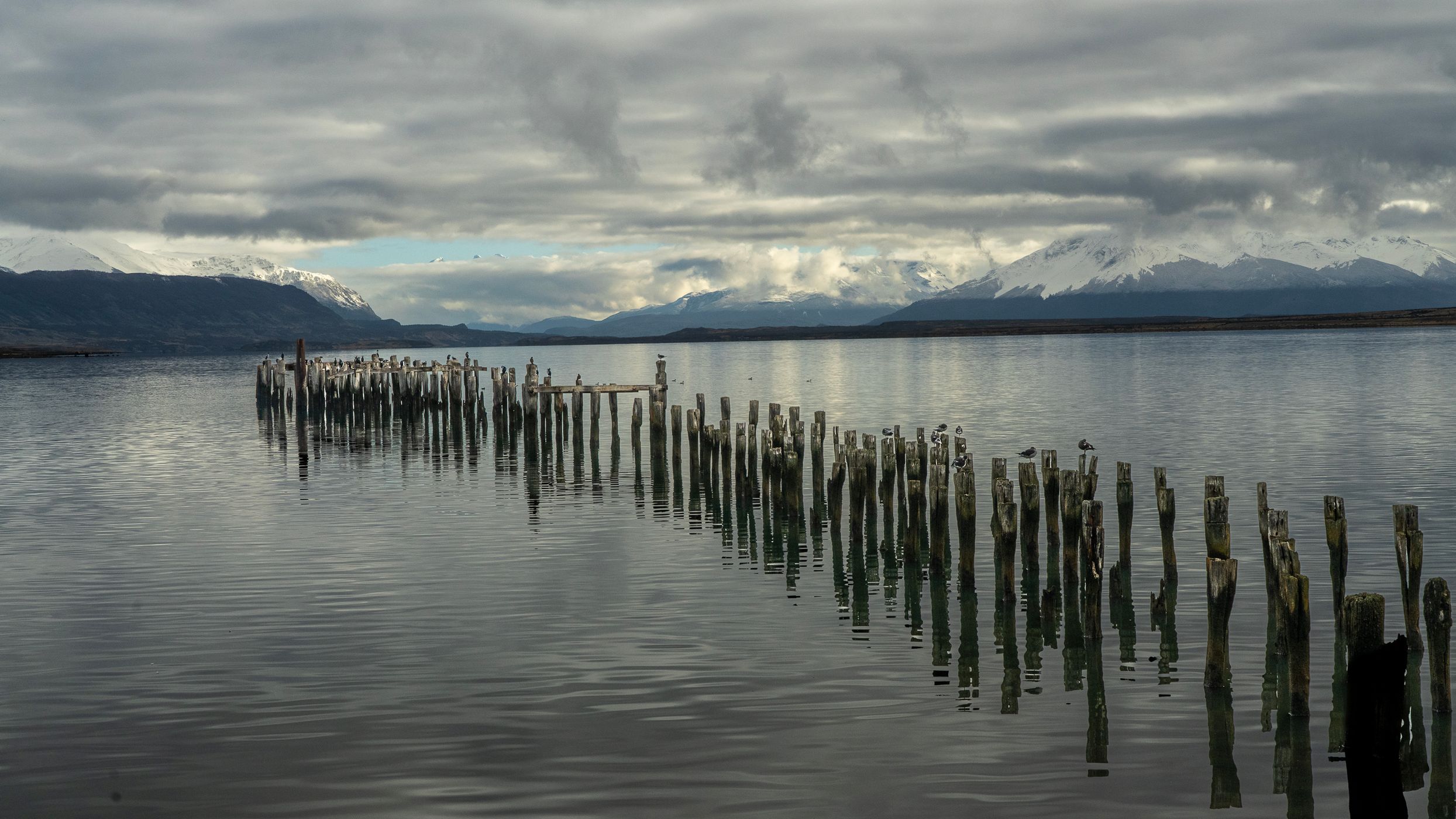 Former boardwalk, Chile