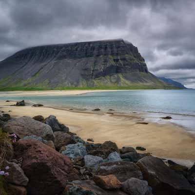 Golden Beach close to Bildudalur, Iceland