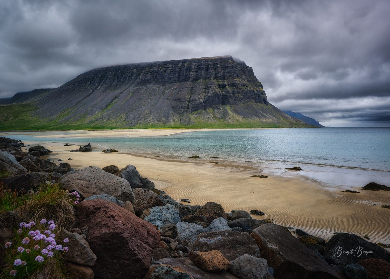 Golden Beach close to Bildudalur, Iceland