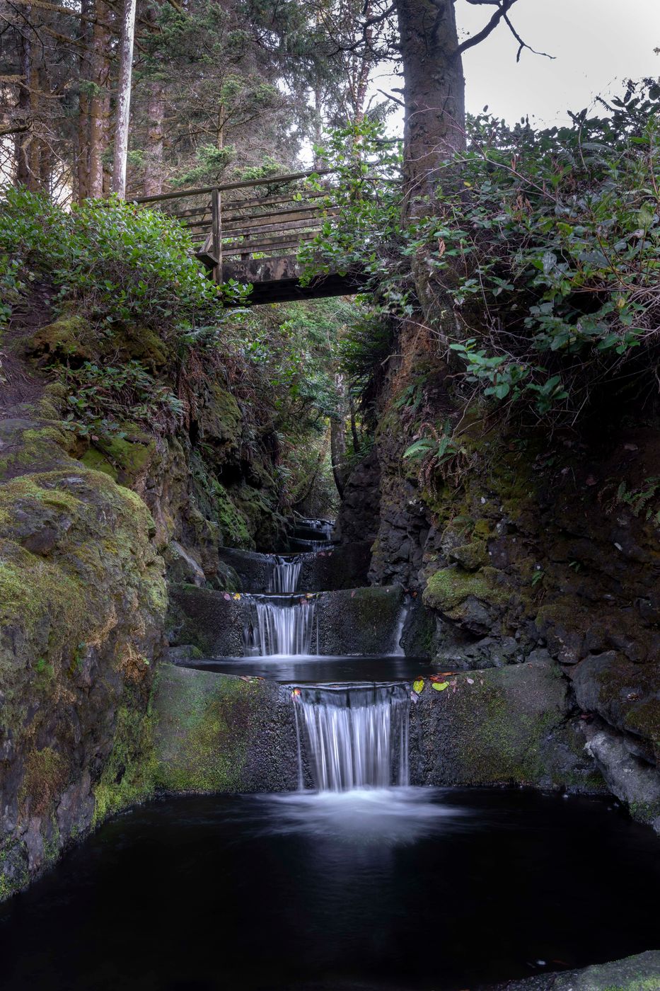 Hidden Waterfall at Neptune Beach, USA