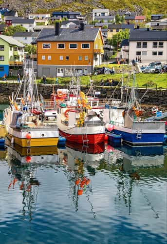 Honningsvåg harbour view