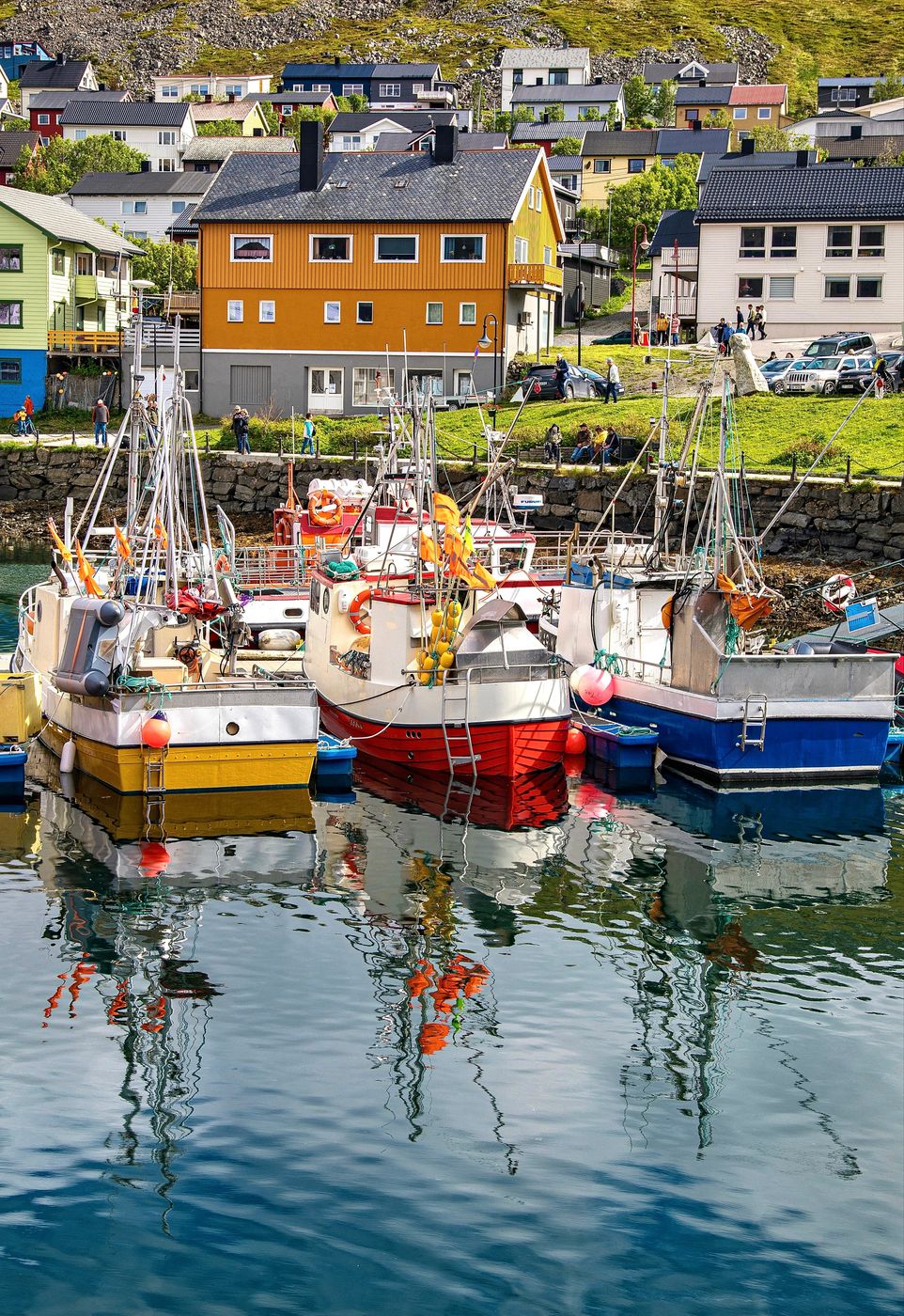 Honningsvåg harbour view, Norway