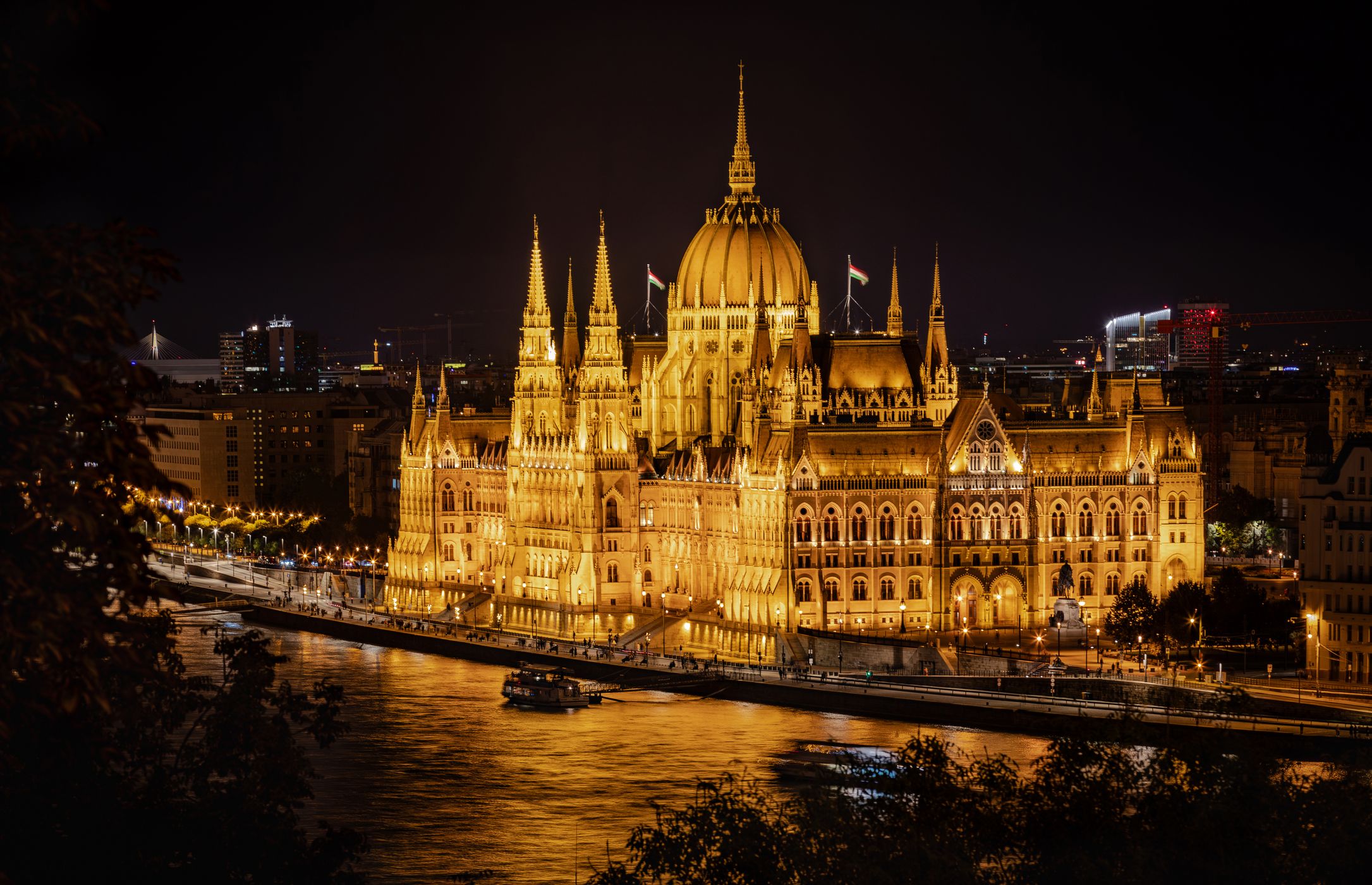 Hungarian Parliament from Buda Castle's Garden, Hungary