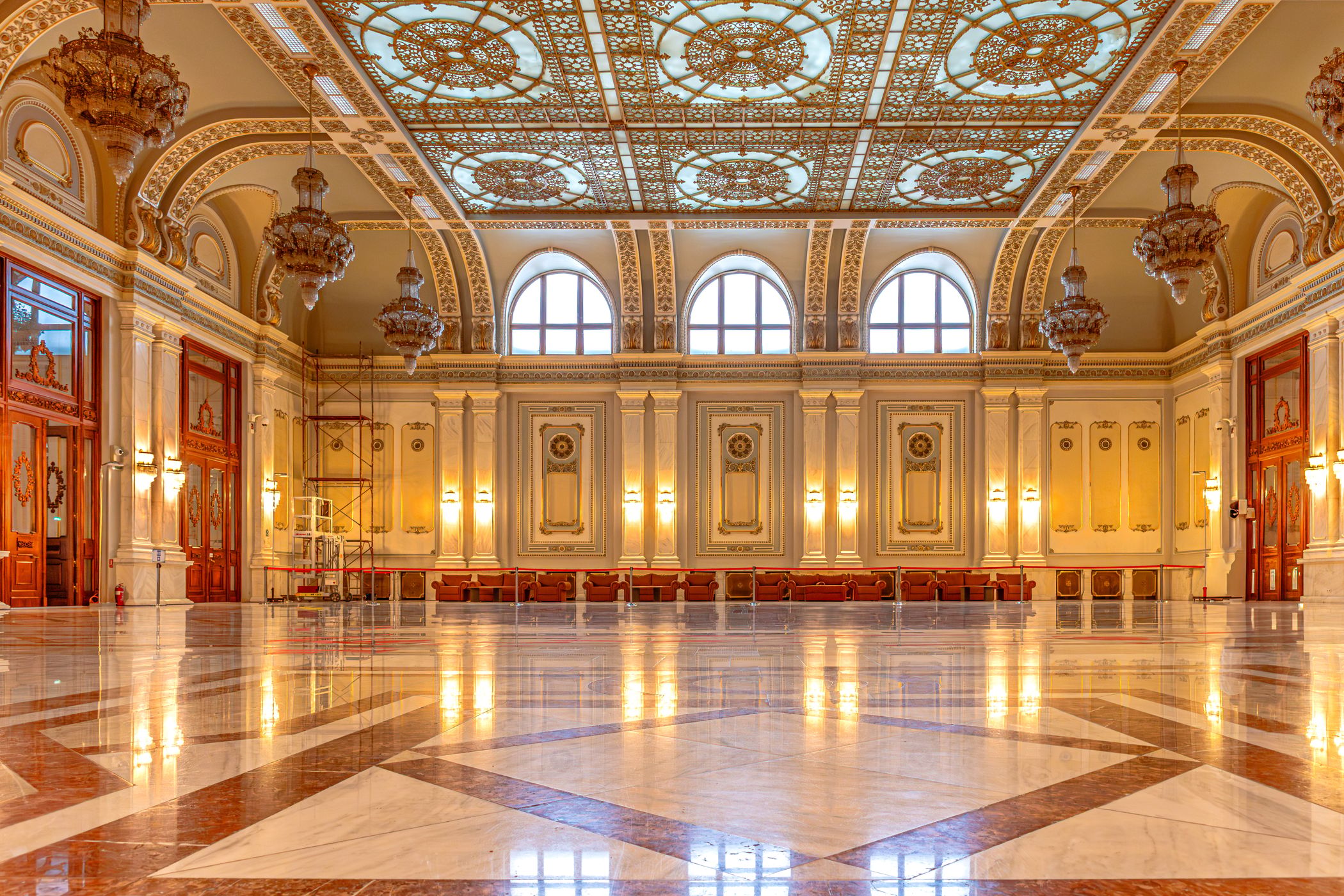 Inside the Palace of Parliament, Romania