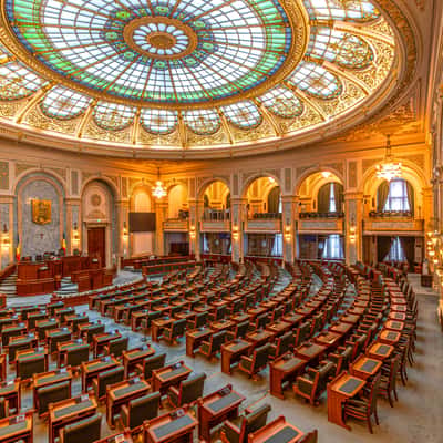 Inside the Palace of Parliament, Romania
