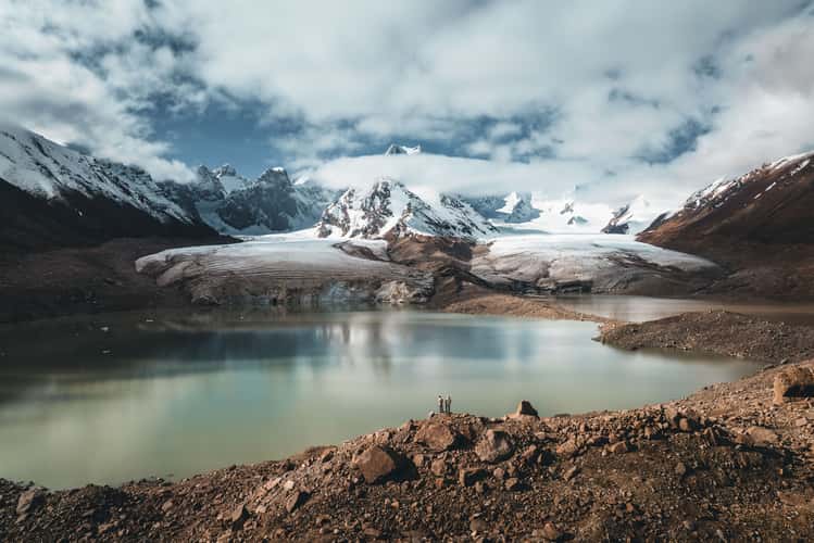 Kyzyl-Asker glaciers, Rajon At-Baschy