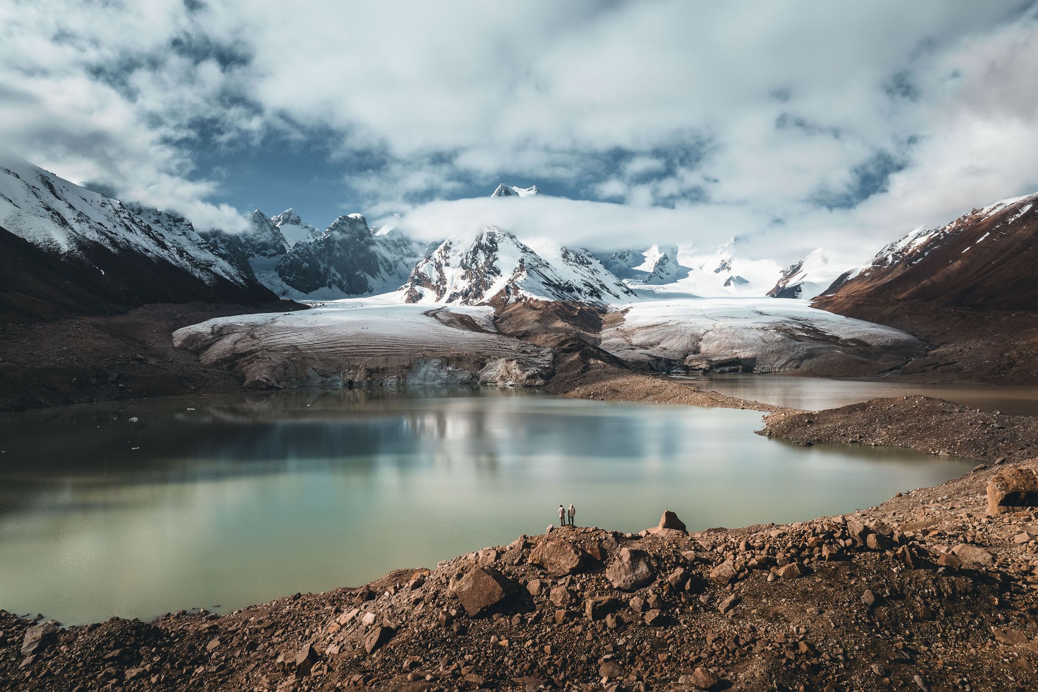 Kyzyl-Asker glaciers, Rajon At-Baschy, Kyrgyz Republic