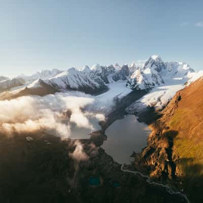 Kyzyl-Asker glaciers, Rajon At-Baschy, Kyrgyz Republic