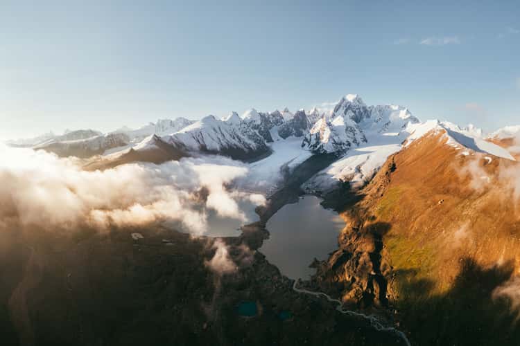 Kyzyl-Asker glaciers, Rajon At-Baschy