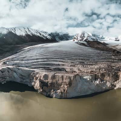 Kyzyl-Asker glaciers, Rajon At-Baschy, Kyrgyz Republic