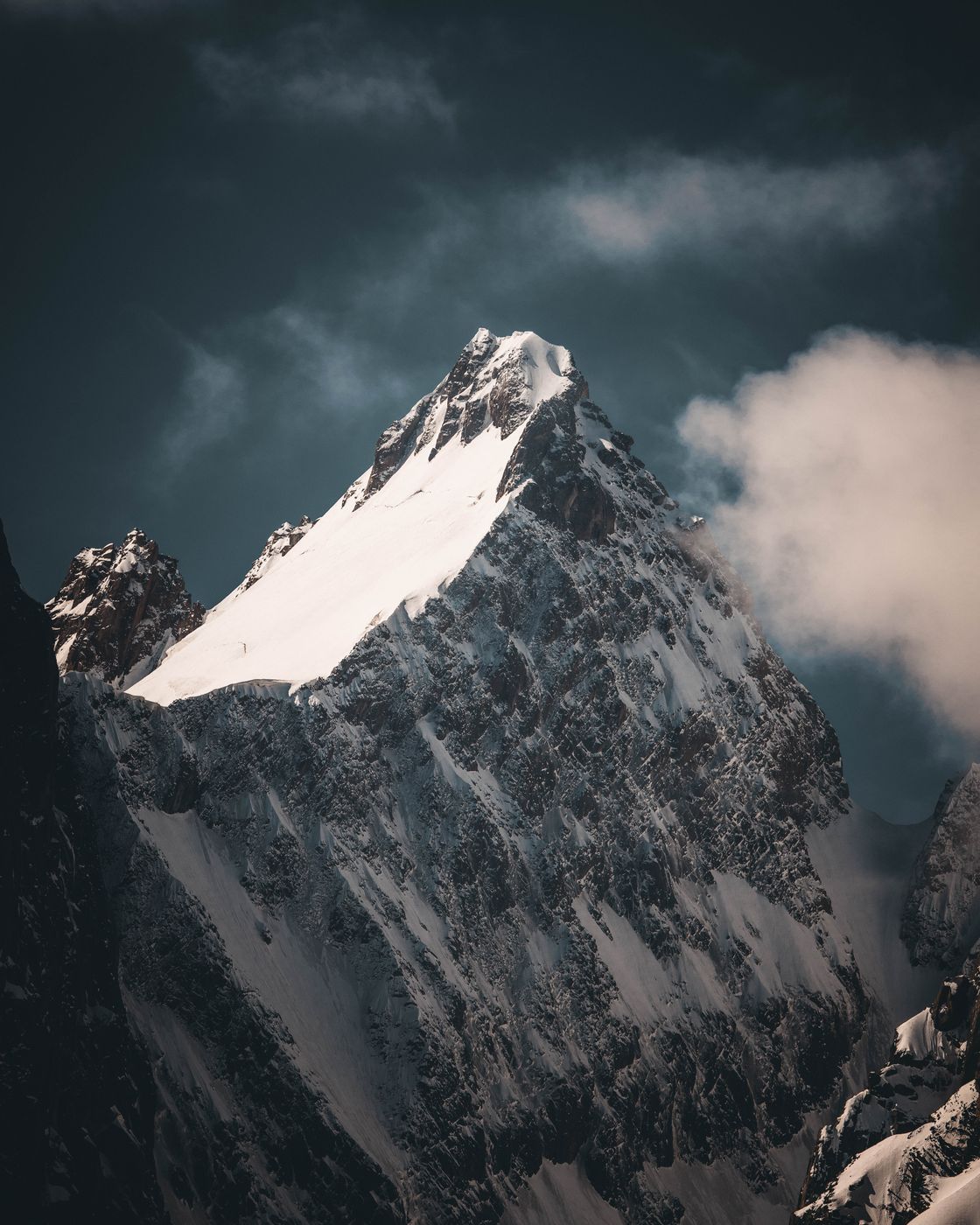 Kyzyl-Asker glaciers, Rajon At-Baschy, Kyrgyz Republic