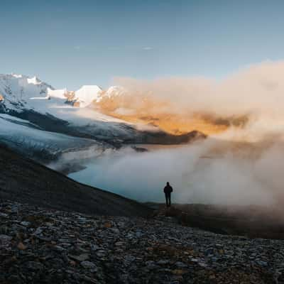 Kyzyl-Asker glaciers, Rajon At-Baschy, Kyrgyz Republic