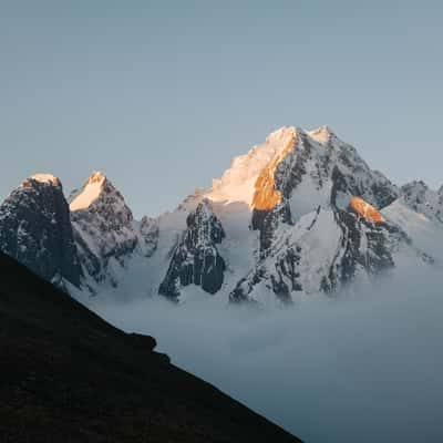 Kyzyl-Asker peak, Rajon At-Baschy, Kyrgyz Republic