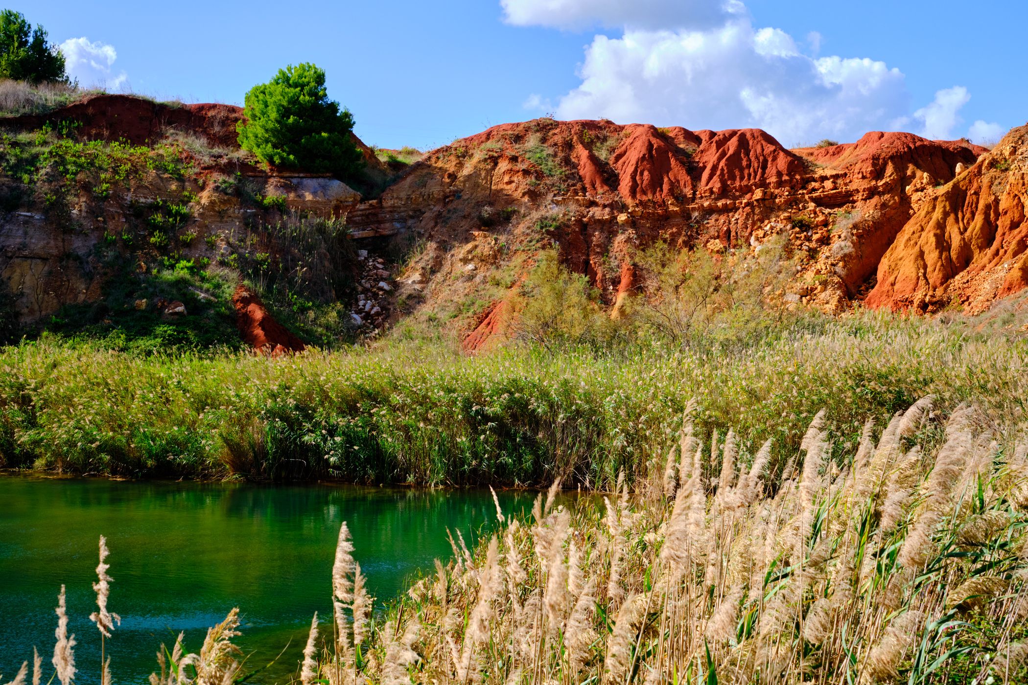 Lake of Bauxite - Cava di Bauxite, Italy