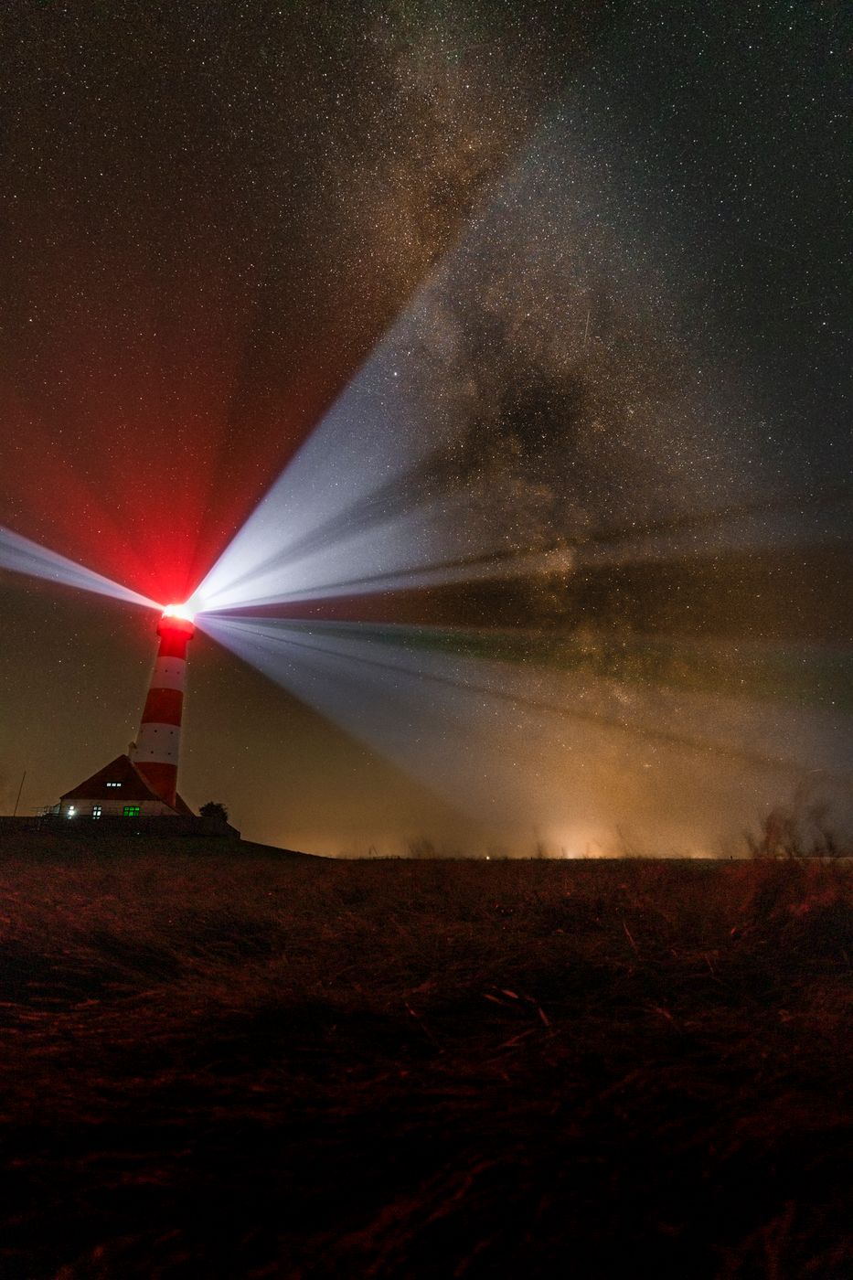 Lighthouse Westerheversand, Germany