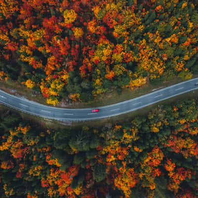 Mountain road, Hochkönig, Austria