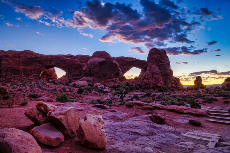 North and South Window Arch