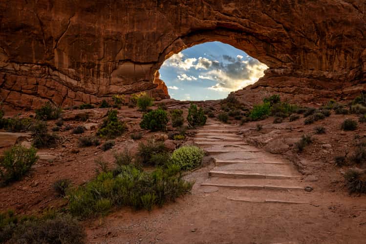 North Window in Arches National Park