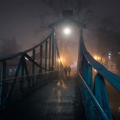 Penny Bridge in Opole, Poland