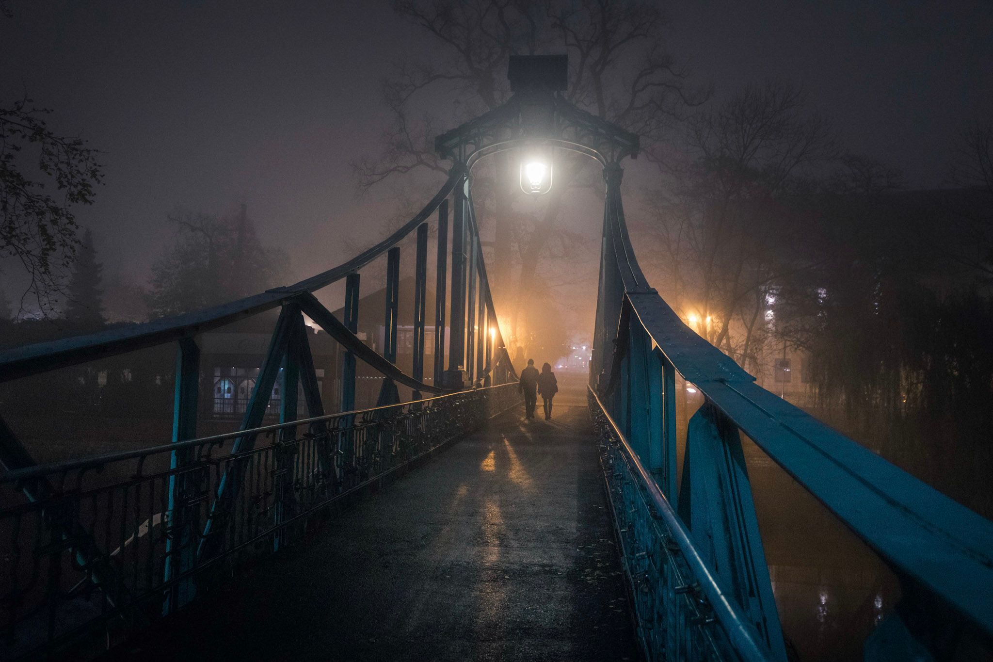 Penny Bridge in Opole, Poland