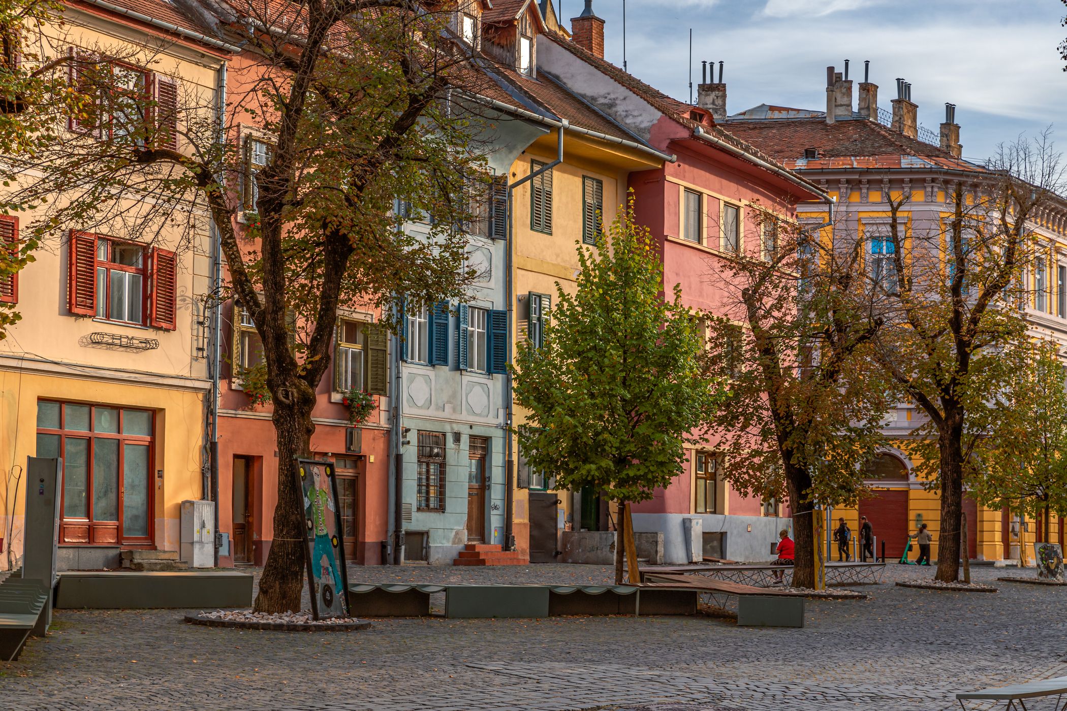 Piata Albert Huet in Sibiu, Romania