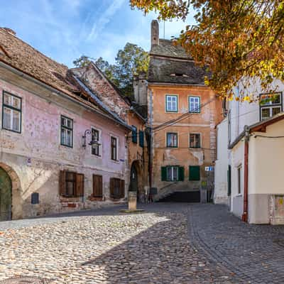 Piata Aurarilor in Sibiu, Romania