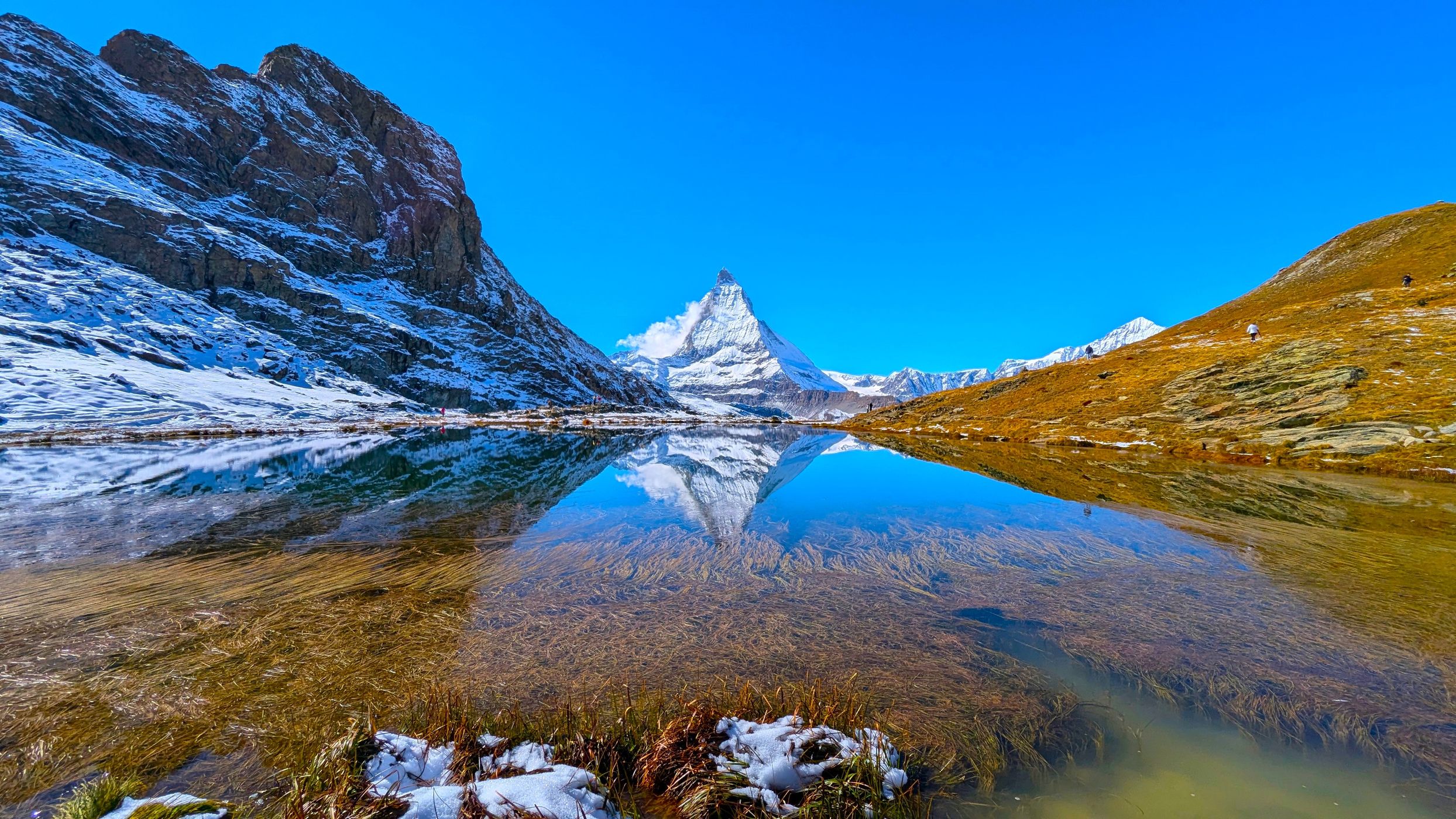 Riffelsee with Matterhorn reflection, Switzerland