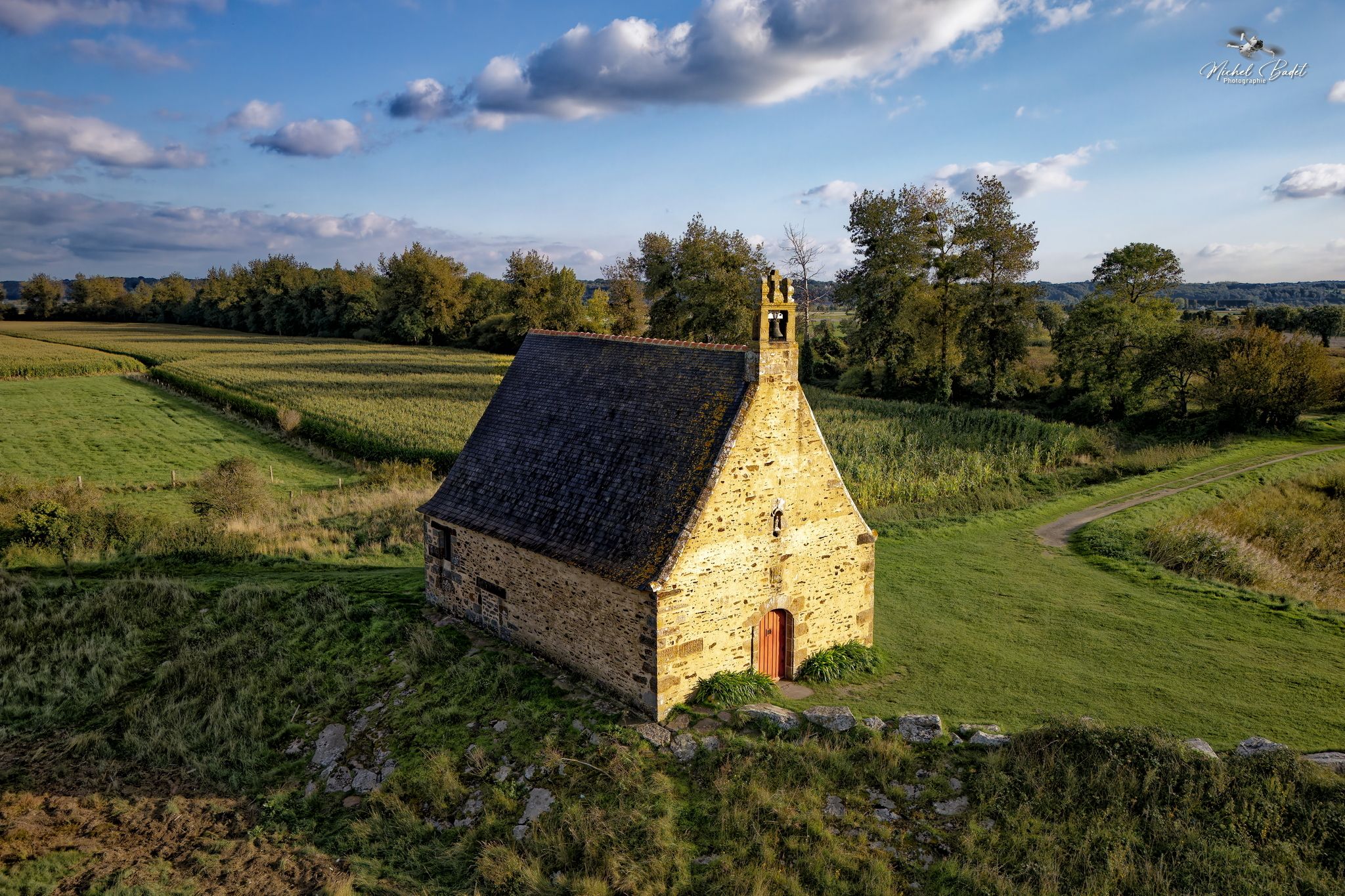 Sainte-Anne Chapel of Saint-Broladre, France