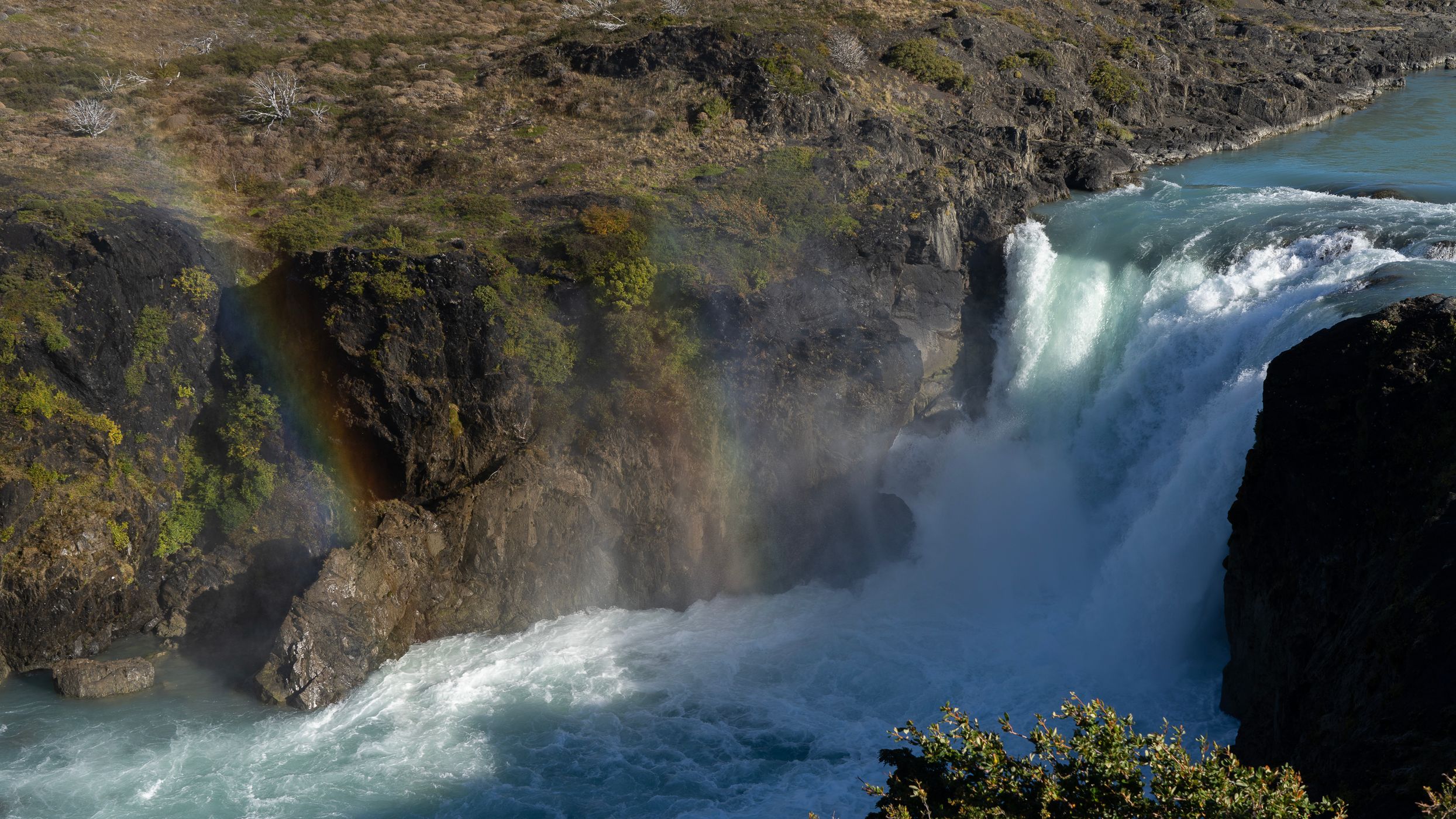 Salto chico falls, Chile