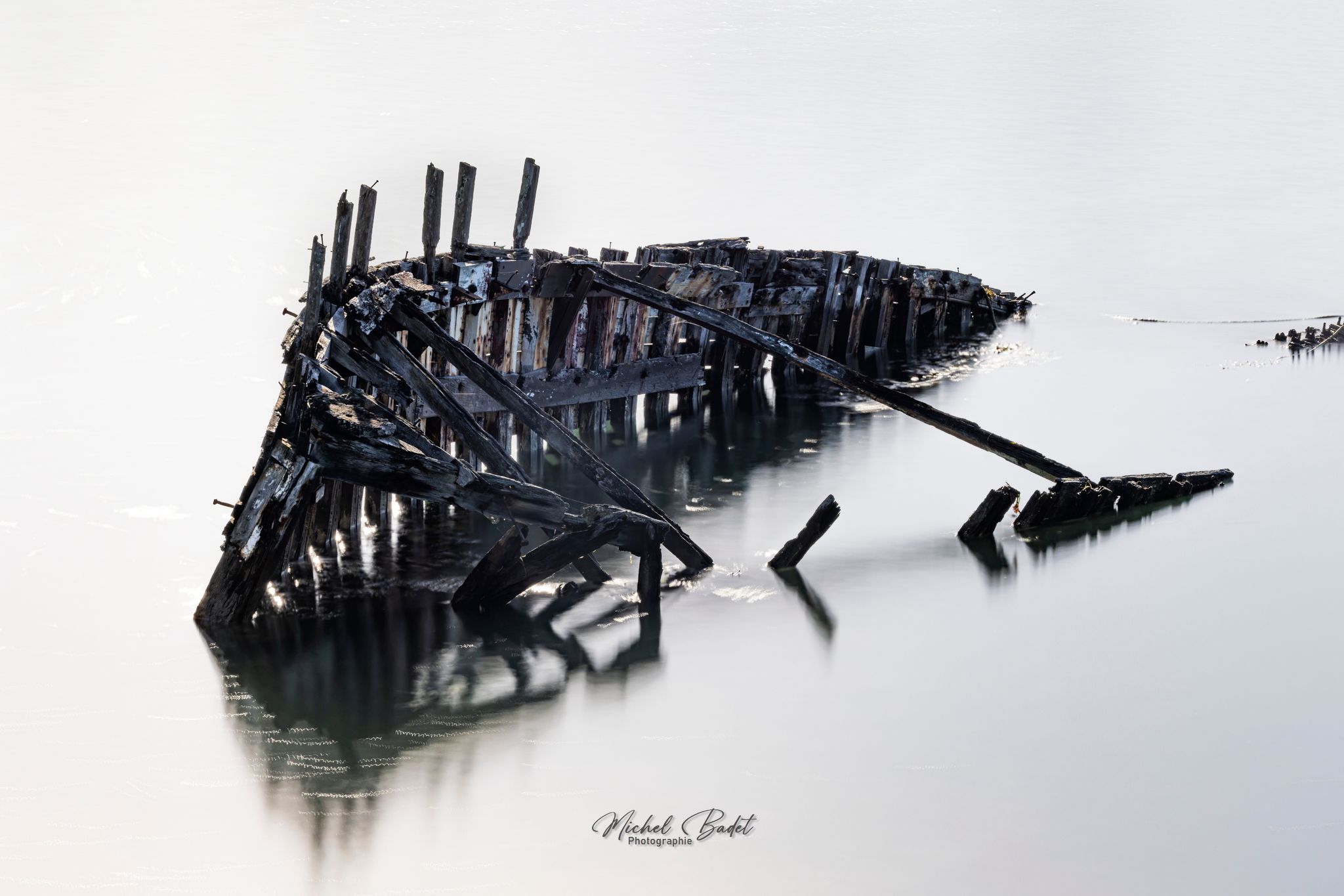 Ship cemetery of Quelmer, France
