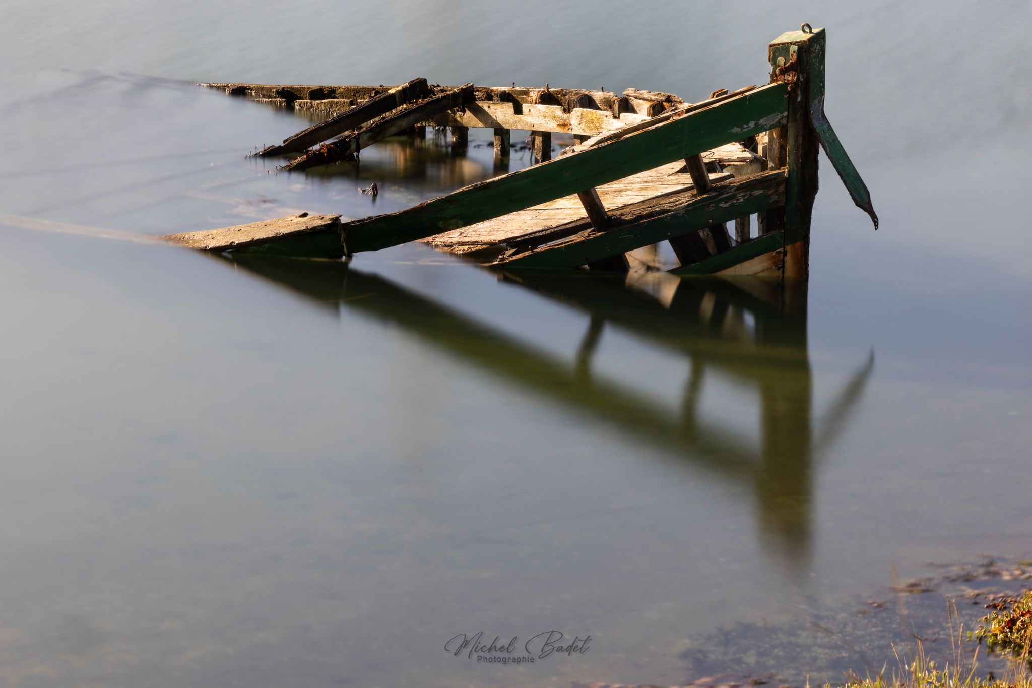 Ship cemetery of Quelmer, France