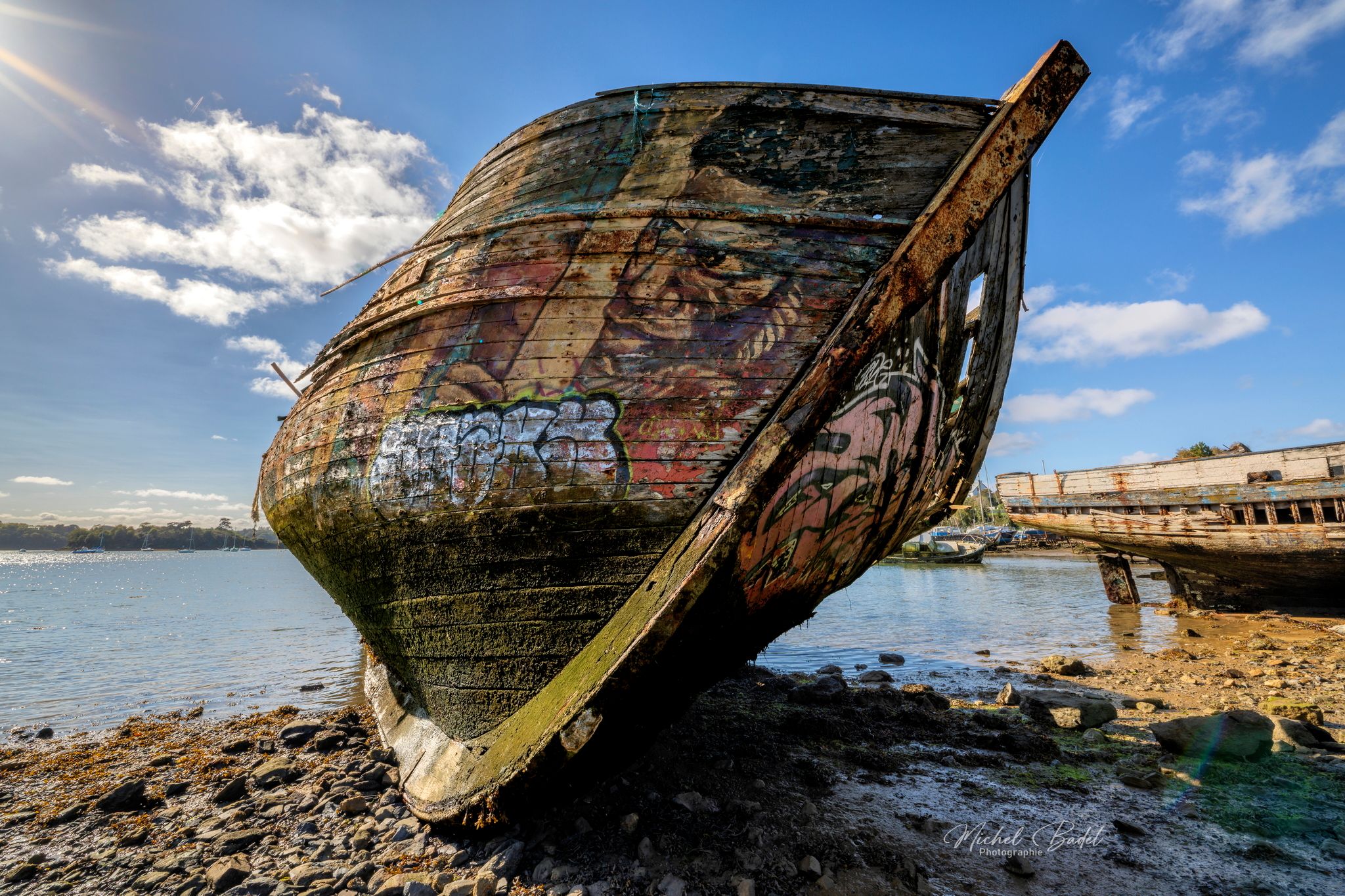 Ship cemetery of Quelmer, France