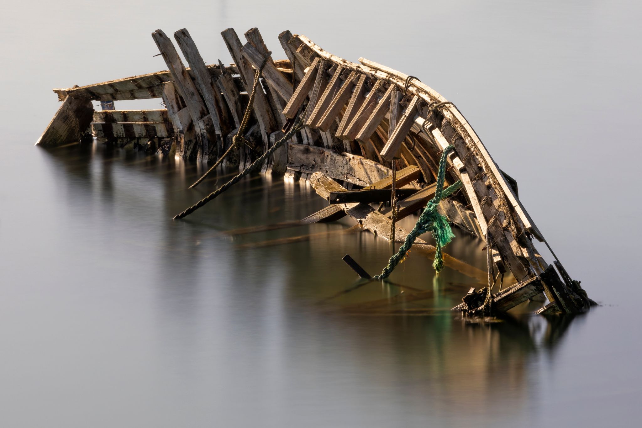 Ship cemetery of Quelmer, France