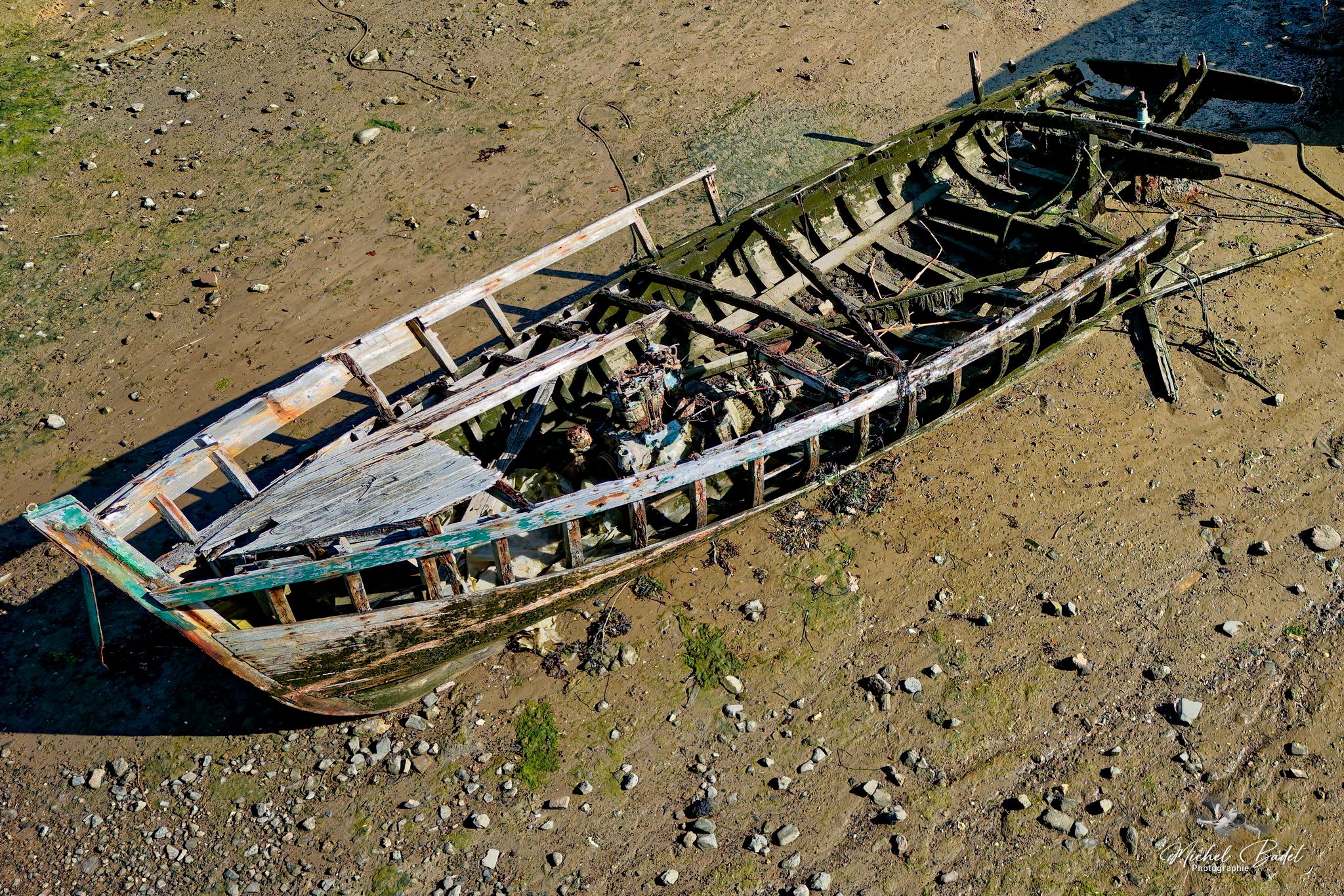 Ship cemetery of Quelmer, France