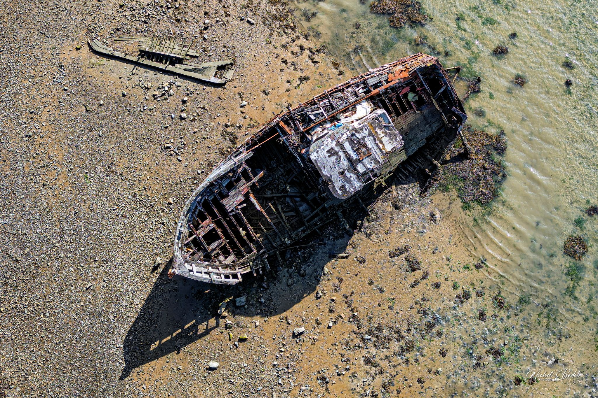 Ship cemetery of Quelmer, France