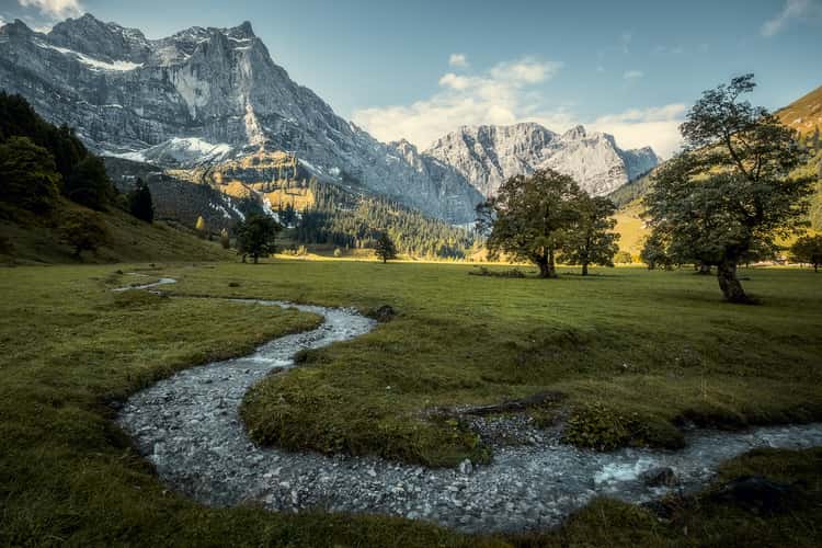 Stream at Grosser Ahornboden