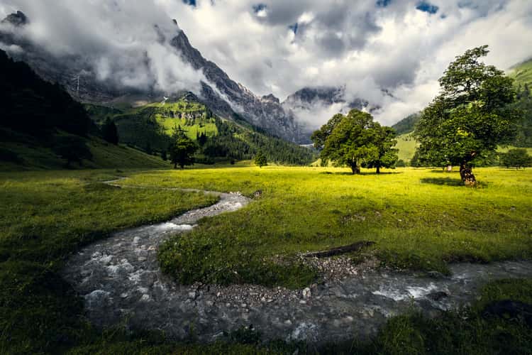 Stream at Grosser Ahornboden