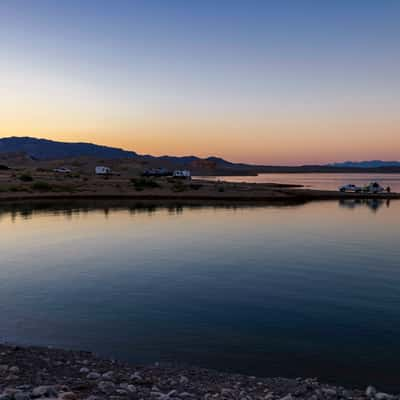 Sunset Eco Bay, Lake Mead, Nevada, USA